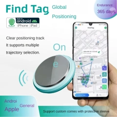 Mini GPS Tracker for Pets - AirTag Replacement for Android iOS, Anti-Lost Dog Cat Locator with Real-Time Tracking,GPS for pets