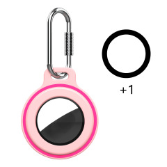 Protective Case For Apple AirTags Anti-Lost Cover With Keychain Silicone Bumper Anti-Scratch For Air Tag