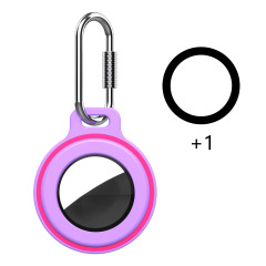 Protective Case For Apple AirTags Anti-Lost Cover With Keychain Silicone Bumper Anti-Scratch For Air Tag