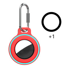 Protective Case For Apple AirTags Anti-Lost Cover With Keychain Silicone Bumper Anti-Scratch For Air Tag
