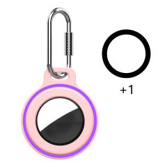 Protective Case For Apple AirTags Anti-Lost Cover With Keychain Silicone Bumper Anti-Scratch For Air Tag