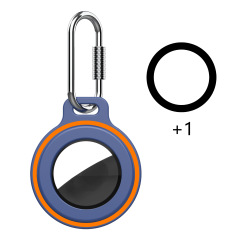 Protective Case For Apple AirTags Anti-Lost Cover With Keychain Silicone Bumper Anti-Scratch For Air Tag