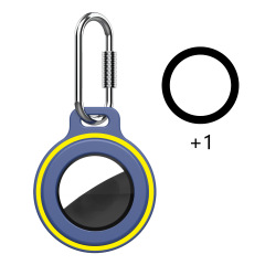 Protective Case For Apple AirTags Anti-Lost Cover With Keychain Silicone Bumper Anti-Scratch For Air Tag