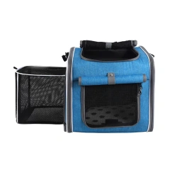 New Portable Cat Backpack for Outdoor Use Small Pet Bicycle Bag Visible and Breathable Front Passenger Doghouse