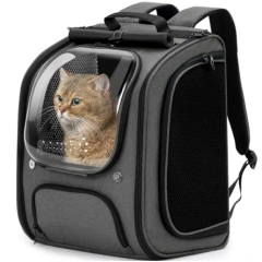 Cat Backpack Carrier, Large Space Cat Bubble Backpack, Breathable Cat Carrier, Shaded Dog Backpack Carrier, Ergonomic 3D Design