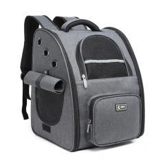 Cat Backpack Portable Breathable Dog Carrier Backpack Travel Pet Bag for Larger Cats Small Dogs Foldable Pet Backpack Handbag