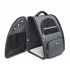 Cat Backpack Portable Breathable Dog Carrier Backpack Travel Pet Bag for Larger Cats Small Dogs Foldable Pet Backpack Handbag