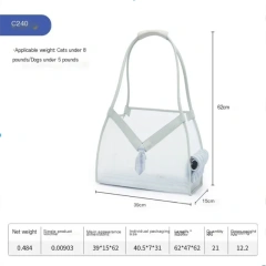 Breathable One Shoulder Pet Bag, Cat Carrying Bag, Poodle Bag, Pomeranian Yorkshire Terrier Dog Bag, Puppy Carrying Bag