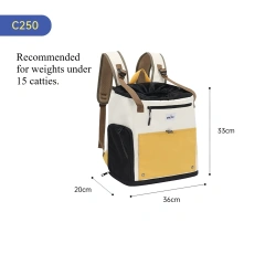 Pet backpacks. Carrier for dogs and cats.Comfortable shoulder straps for the backpack. Soft sponge pads.Design suitable for pets