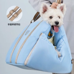 Dog Carrier bag for Small Dogs Rabbit cat pet car seat soft sided dog Bag car pet carrier pet carrier tote bag blue