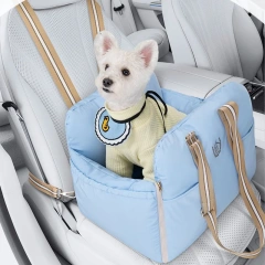 Dog Carrier bag for Small Dogs Rabbit cat pet car seat soft sided dog Bag car pet carrier pet carrier tote bag blue
