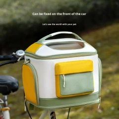 Eco Friendly Cycling Dog Backpack Breathable Single Shoulder Nylon Carrier for Bicycle Rides