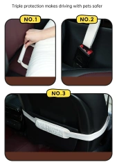 pet soft sided carrier bag white Extra-Large & Wide Pet Bag Pet Car Seat Bag pet sling bag cat dog outdoor carrier