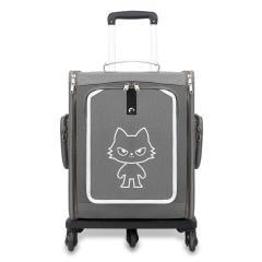 Multifunctional pet cat bag Large capacity outdoor travel pet backpack with tie rod breathable fat cat bag