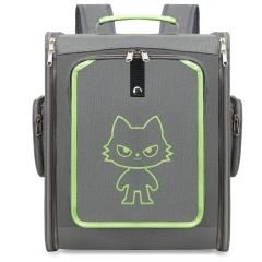 Multifunctional pet cat bag Large capacity outdoor travel pet backpack with tie rod breathable fat cat bag