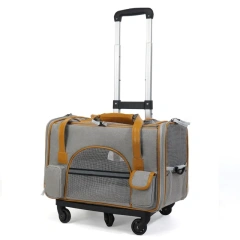 Cat and dog travel bag go out portable foldable pet bag