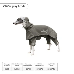 Large Dog Raincoat Waterproof and Windproof Puppy Raincoat Reflective and Breathable Dog Clothes Adjustable Dogs Supplies