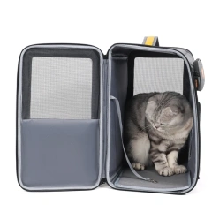 Multi-Functional Breathable Pet Backpack Spacious Breathable Portable Ventilated Comfortable Large Capacity Travel Cats and Dogs