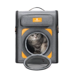 Multi-Functional Breathable Pet Backpack Spacious Breathable Portable Ventilated Comfortable Large Capacity Travel Cats and Dogs