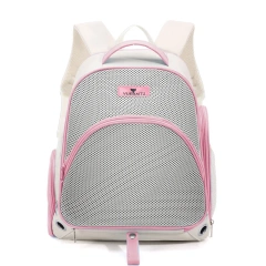 Large Capacity Pet Carrier Backpack Portable Cat Dog Travel Bag Breathable Mesh for Outdoor Use