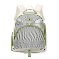Large Capacity Pet Carrier Backpack Portable Cat Dog Travel Bag Breathable Mesh for Outdoor Use