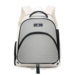Large Capacity Pet Carrier Backpack Portable Cat Dog Travel Bag Breathable Mesh for Outdoor Use
