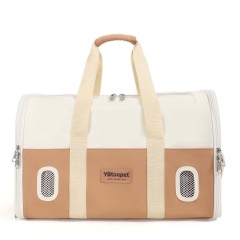 Spacious Ventilated Pet Backpack with Adjustable Shoulder Straps