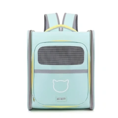 Breathable Pet Carrier Backpack Large Capacity Windproof Cat Outdoor Bag Wear-resistant Bite Resistant Pet Travel Backpack