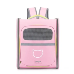 Breathable Pet Carrier Backpack Large Capacity Windproof Cat Outdoor Bag Wear-resistant Bite Resistant Pet Travel Backpack