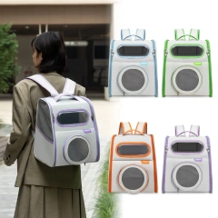 Multi-Functional Breathable Pet Backpack Spacious, Breathable & Portable Ventilated, Comfortable for Travel with Cats and Dogs