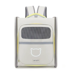 Breathable Pet Carrier Backpack Large Capacity Windproof Cat Outdoor Bag Wear-resistant Bite Resistant Pet Travel Backpack