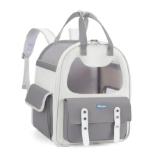 Large Capacity Pet Travel Outdoor Double Shoulder Backpack Carrier Bag Cat Handbag Breathable Foldable Bag