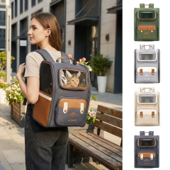 Pet Backpack Dog Backpack Suitable For Cats And Dogs Weighing Up To 10 Kg Breathable Small Dog Travel Backpack Cat Backpack
