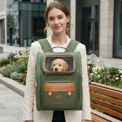 Pet Backpack Dog Backpack Suitable For Cats And Dogs Weighing Up To 10 Kg Breathable Small Dog Travel Backpack Cat Backpack