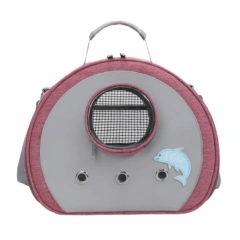 Portable Small Pet Outing Bag Clear View Breathable Chinchilla Outdoor Cage Lightweight Handheld Hamster Travel Carrier