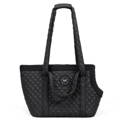 Pet Cat Tote Bag Autumn/Winter Ultra Light Quilted Cotton Pet Tote Bag Single Shoulder Cat Outdoor Bag