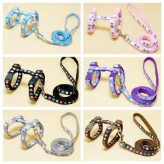 Fashion Free Shipping Printed Camouflage Cat Harness Leash Set