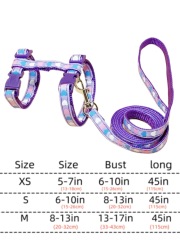 Fashion Free Shipping Printed Camouflage Cat Harness Leash Set