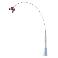 Electric Cat Teaser Electric Cat Butterfly Wand Toy with Suction Cup Automatic Kitten Teaser Stick Exercise Play Pet