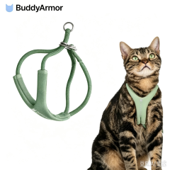 BuddyArmor Adjustable harness Can Be Worn Around The Waist or Crossbody for Walking Cats and Pets