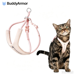 BuddyArmor Adjustable harness Can Be Worn Around The Waist or Crossbody for Walking Cats and Pets