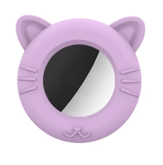 Cute cat Pattern Silicone Airtags Holder for Pets