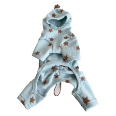 Dog Autumn and Winter Clothes Thermal Sweater Bichon Schnauzer Teddy Small Dog Pet Four-legged Suit Dog Clothes Winter