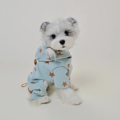 Dog Autumn and Winter Clothes Thermal Sweater Bichon Schnauzer Teddy Small Dog Pet Four-legged Suit Dog Clothes Winter