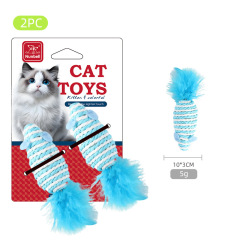 Cat Sisal and Feather Toy
