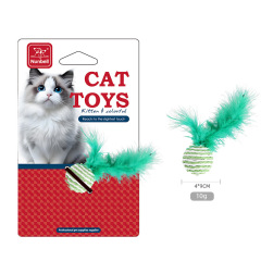 Cat Sisal and Feather Toy