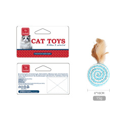 Cat Sisal and Feather Toy