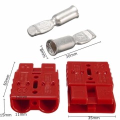 Anderson Connector 50A-350A Heavy Duty Waterproof Plug for Solar Battery and Energy Storage Systems