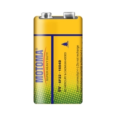 9V 6F22 Super Heavy Duty Battery for Toys and Alarm Systems
