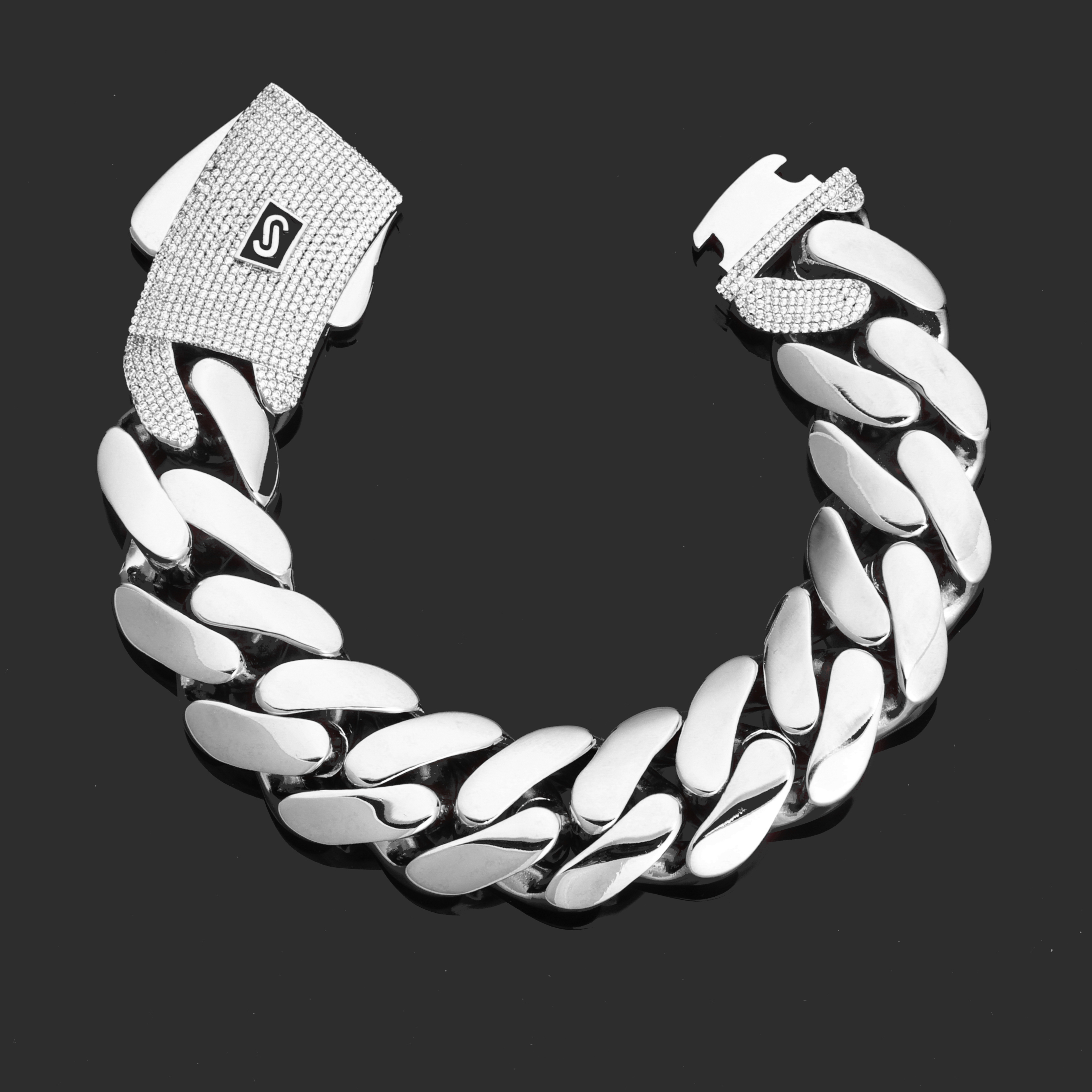 Monaco Cuban bracelet on white background